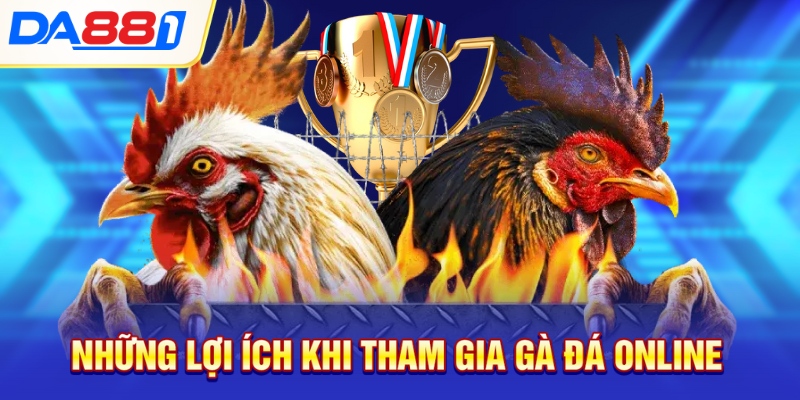 Những lợi ích khi tham gia gà đá online
