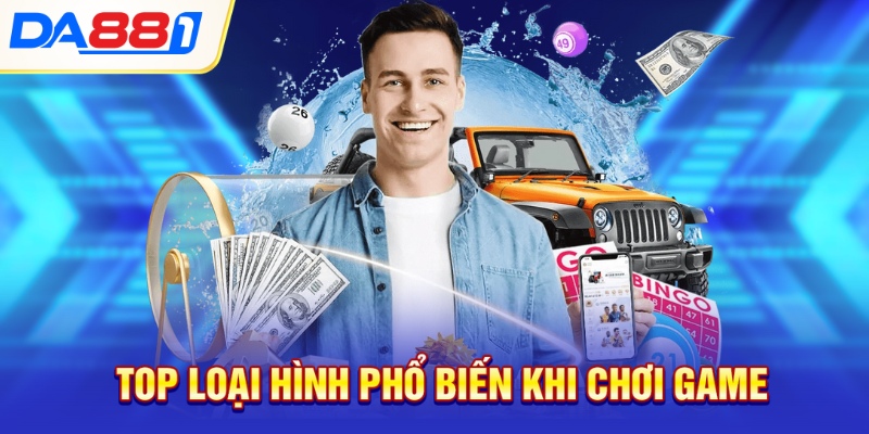 Top loại hình phổ biến khi chơi game